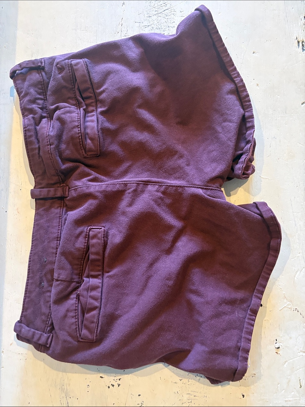 American Eagle Outfitters Burgundy Women's Shorts - Picture 5 of 5